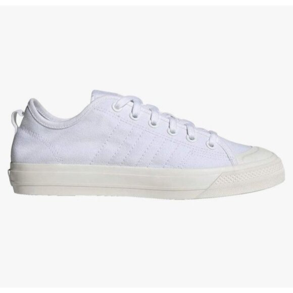 Adidas Nizza RF Men’s Shoes White Gum Canvas Sneakers Size 10 EF1883 - Picture 3 of 8